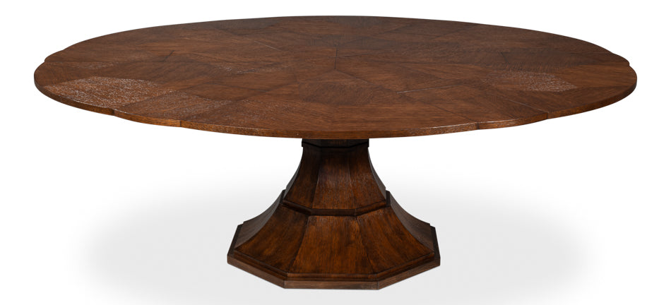 Giselle Jupe Dining Tbl,Lg,Palladio by Sarreid Ltd - view 5