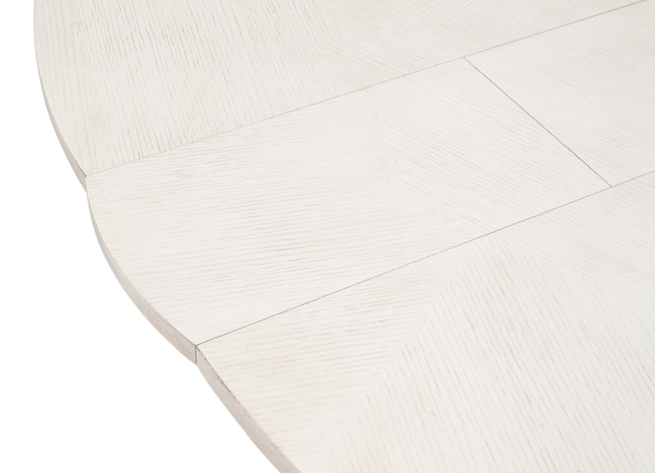 Giselle Jupe Dining Tbl,Lg,Working White by Sarreid Ltd - view 11