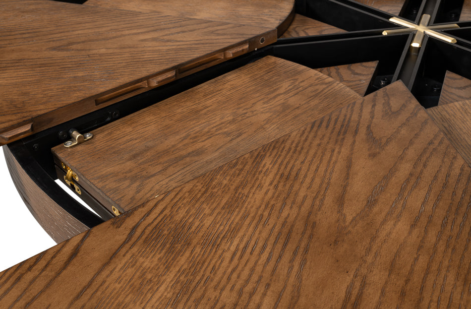 Tower Jupe Dining Table, Med,Light Mink by Sarreid Ltd - view 9