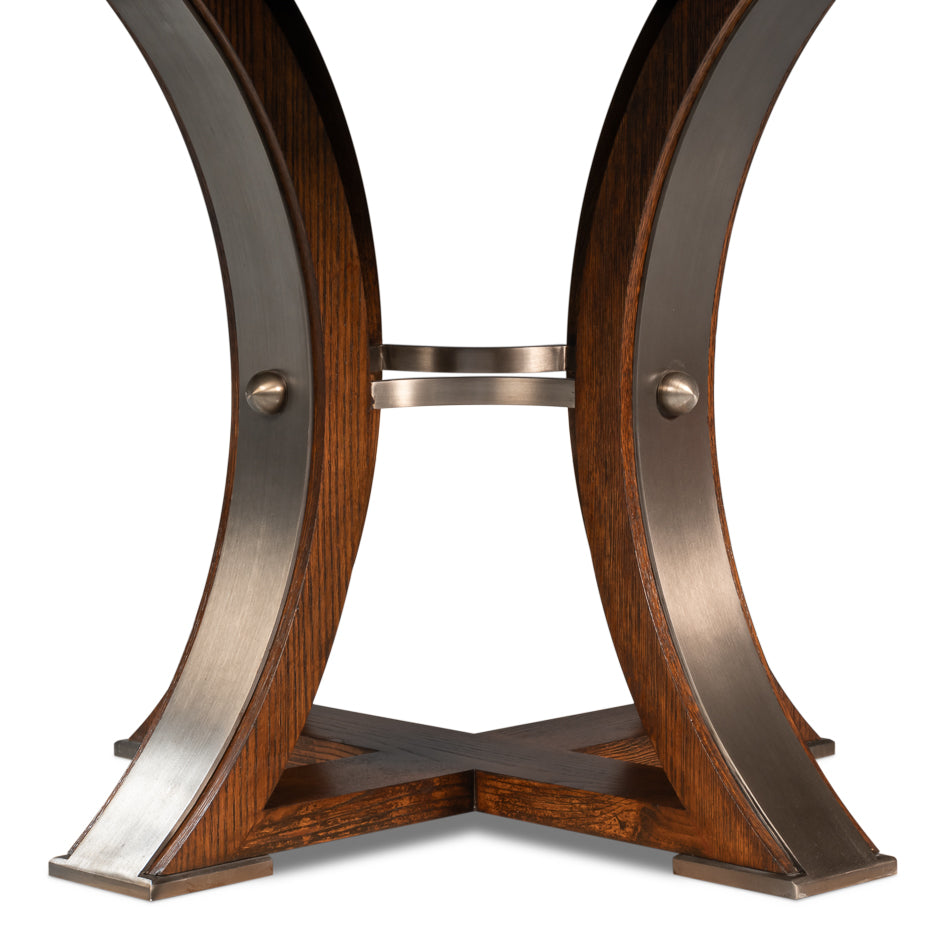Tower Jupe Dining Table, Med,Palladio by Sarreid Ltd - view 11