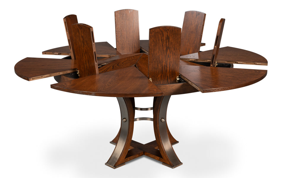 Tower Jupe Dining Table, Med,Palladio by Sarreid Ltd - view 3