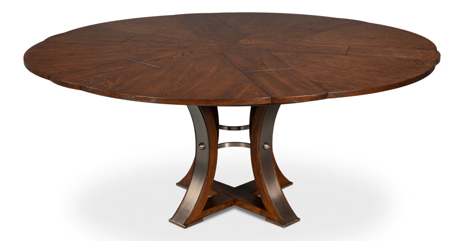 Tower Jupe Dining Table, Med,Palladio by Sarreid Ltd - view 5