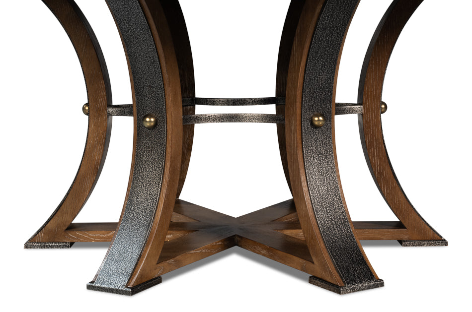 Tower Jupe Dining Table,Lrg,Light Mink by Sarreid Ltd - view 11
