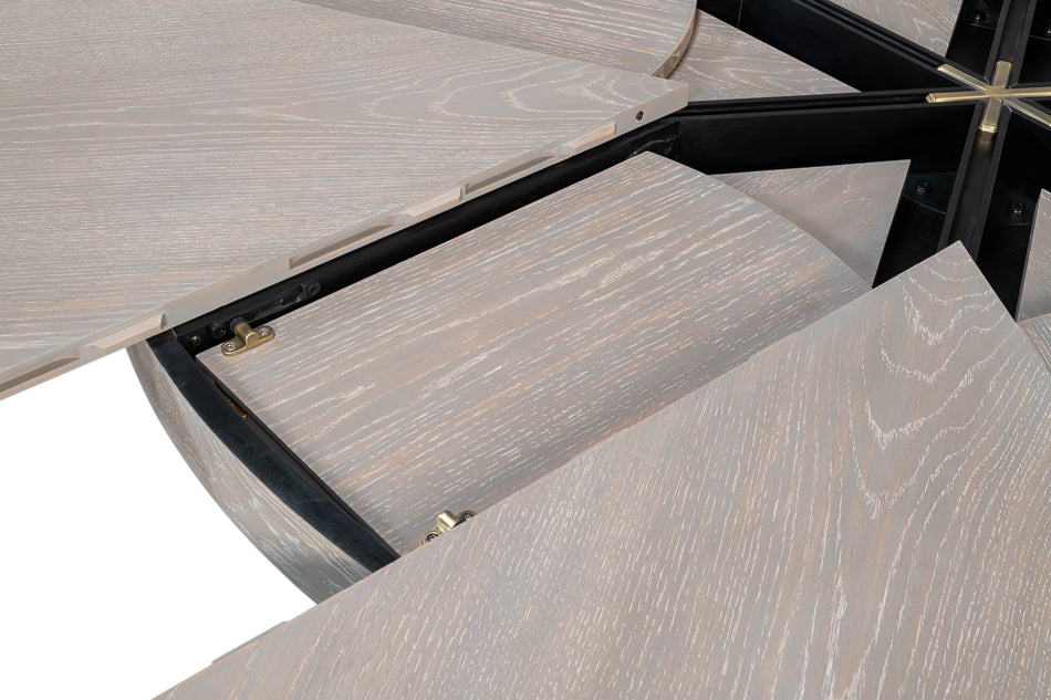Tower Jupe Dining Table,Lrg,Moonskin by Sarreid Ltd - view 9