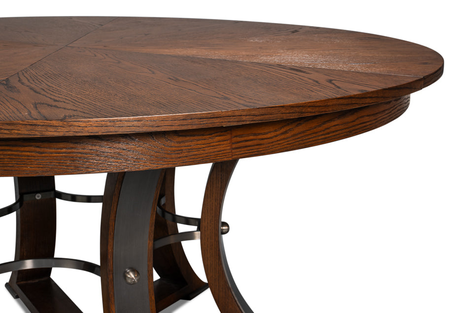 Tower Jupe Dining Table,Lrg,Palladio by Sarreid Ltd - view 9