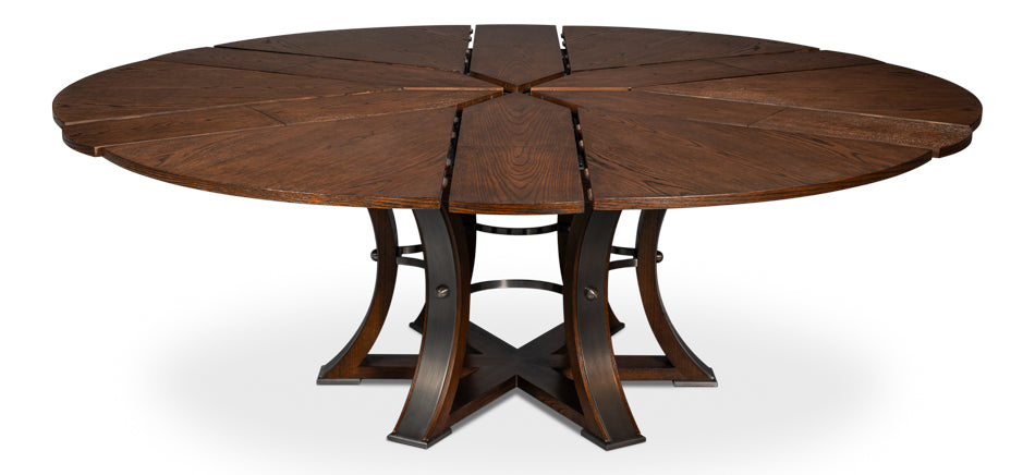 Tower Jupe Dining Table,Lrg,Palladio by Sarreid Ltd - view 4
