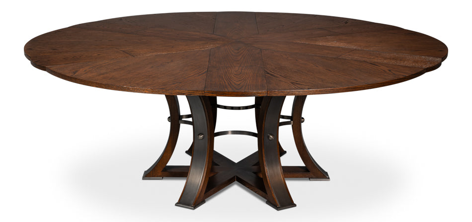 Tower Jupe Dining Table,Lrg,Palladio by Sarreid Ltd - view 5