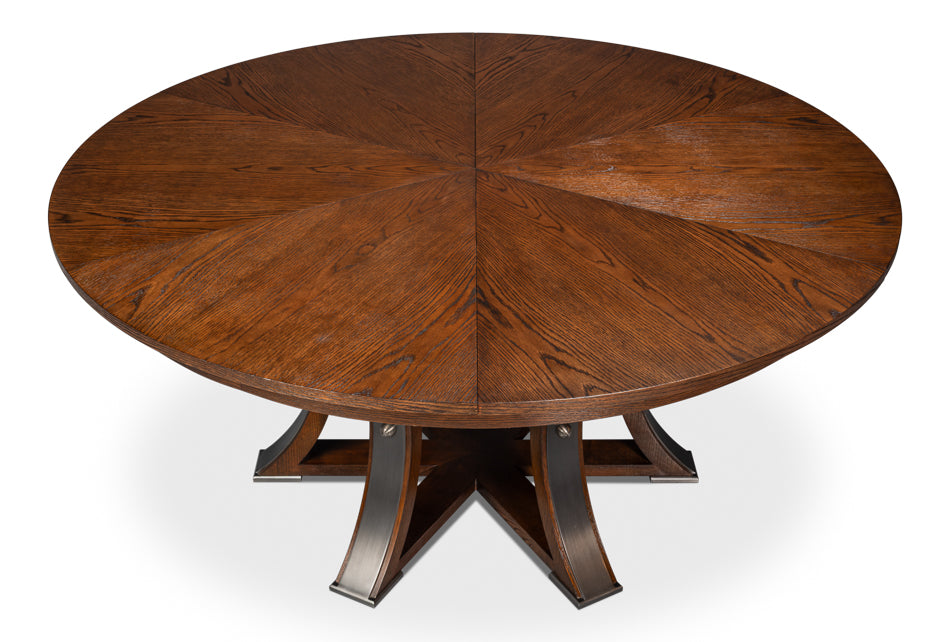 Tower Jupe Dining Table,Lrg,Palladio by Sarreid Ltd - view 6