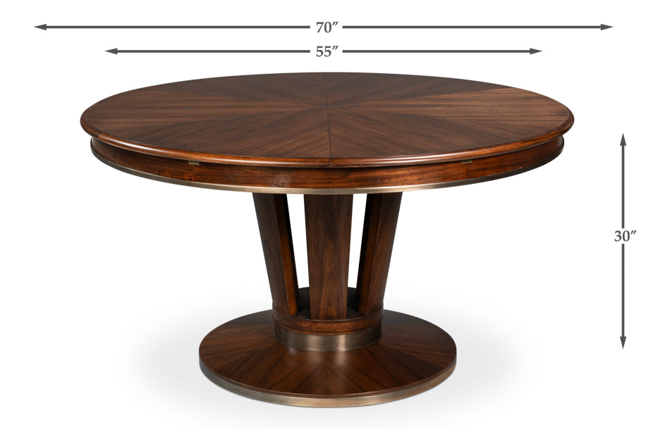 Soho Jupe Dining Table, Medium by Sarreid Ltd - view 7