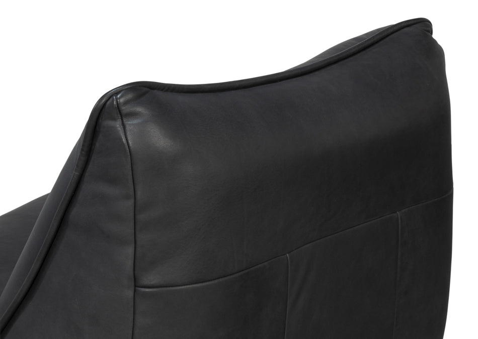 Kennett Swivel Chair,Santoni Black by Sarreid Ltd - view 8