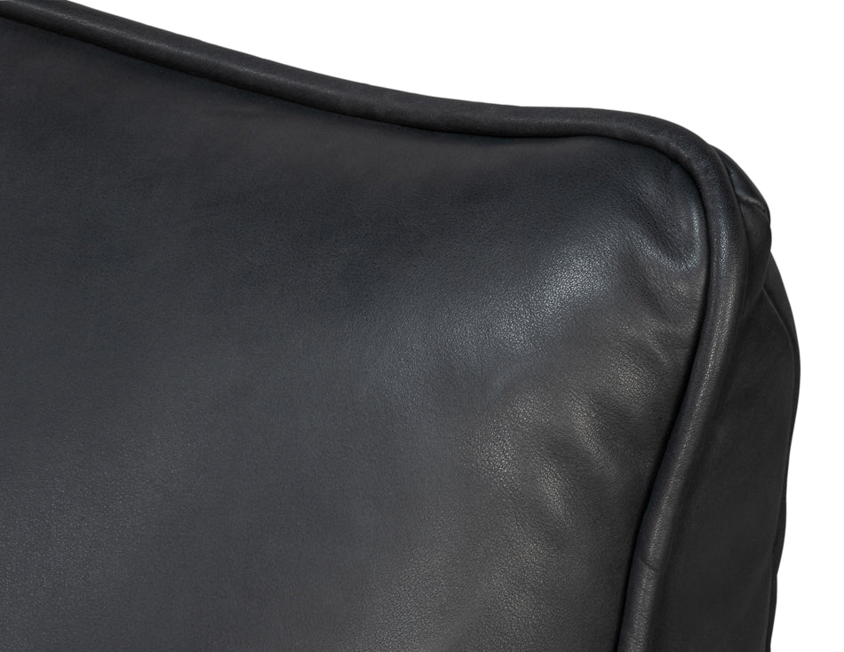 Kennett Swivel Chair,Santoni Black by Sarreid Ltd - view 12