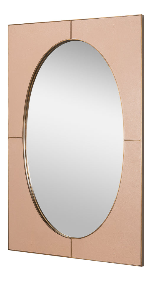 Francis Mirror,Shagreen,Antique Mushroom by Sarreid Ltd - view 2