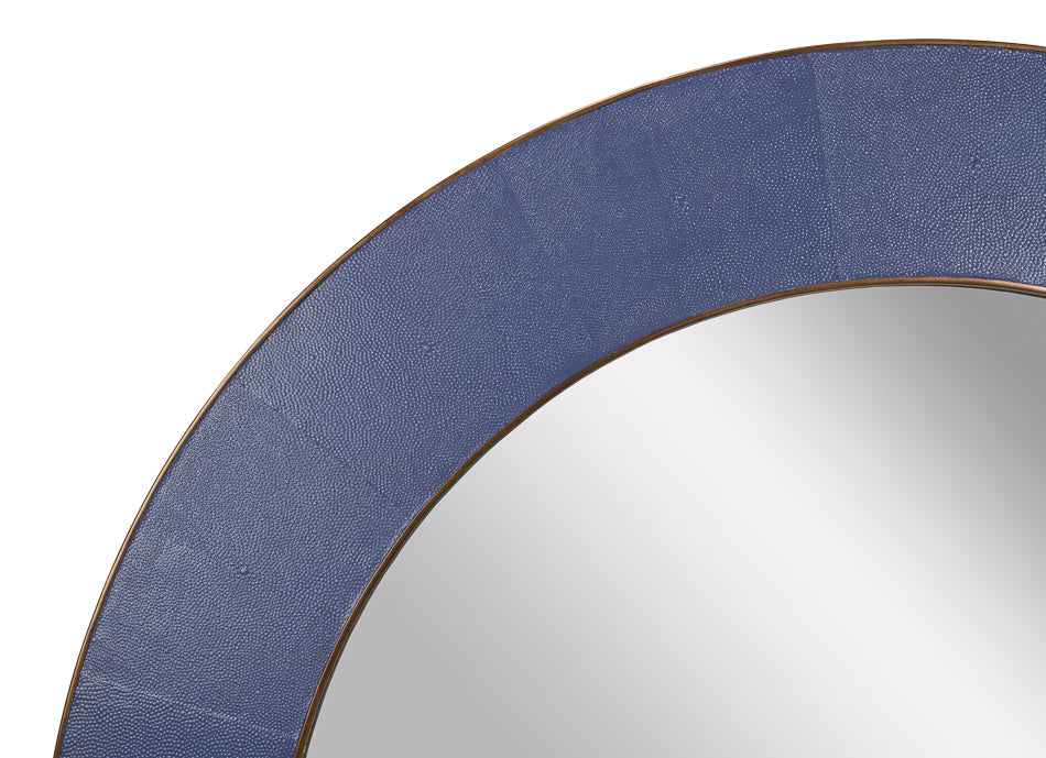 Judith Mirror,Shagreen,Marlin by Sarreid Ltd - view 3