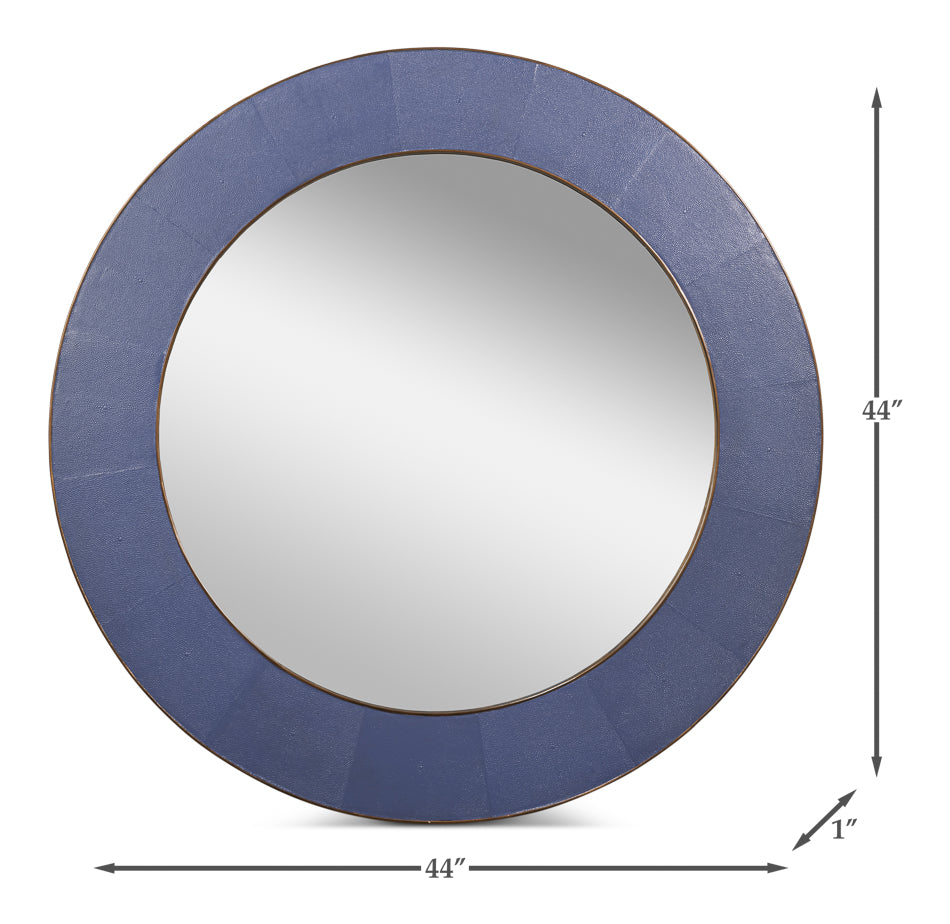 Judith Mirror,Shagreen,Marlin by Sarreid Ltd - view 7