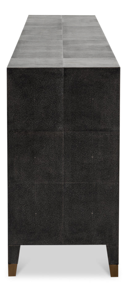 Desmond Sideboard,Shagreen,Antique Grey by Sarreid Ltd - view 9
