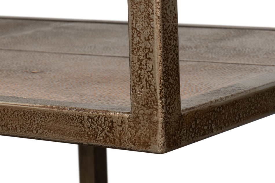 Cullum Shagreen Console, Tawny Brown by Sarreid Ltd - view 9