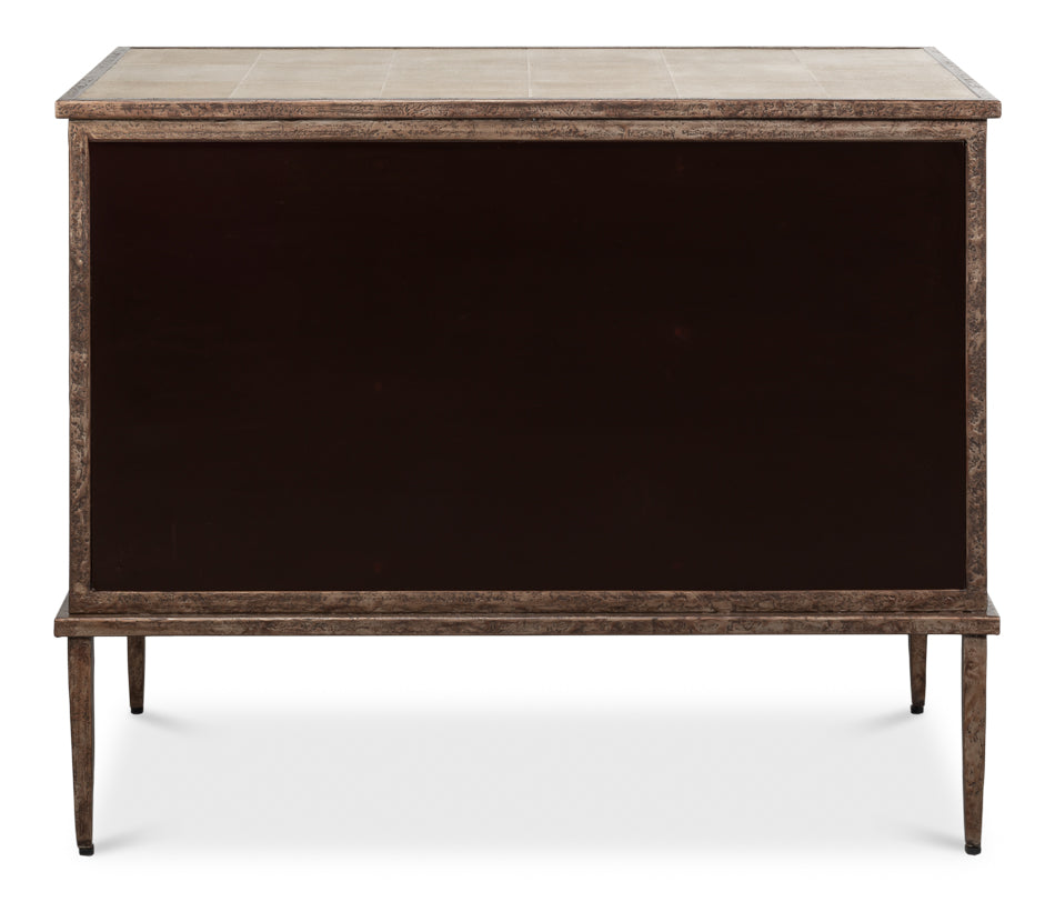 Roland Sideboard,Shagreen,Charcoal Grey by Sarreid Ltd - view 8