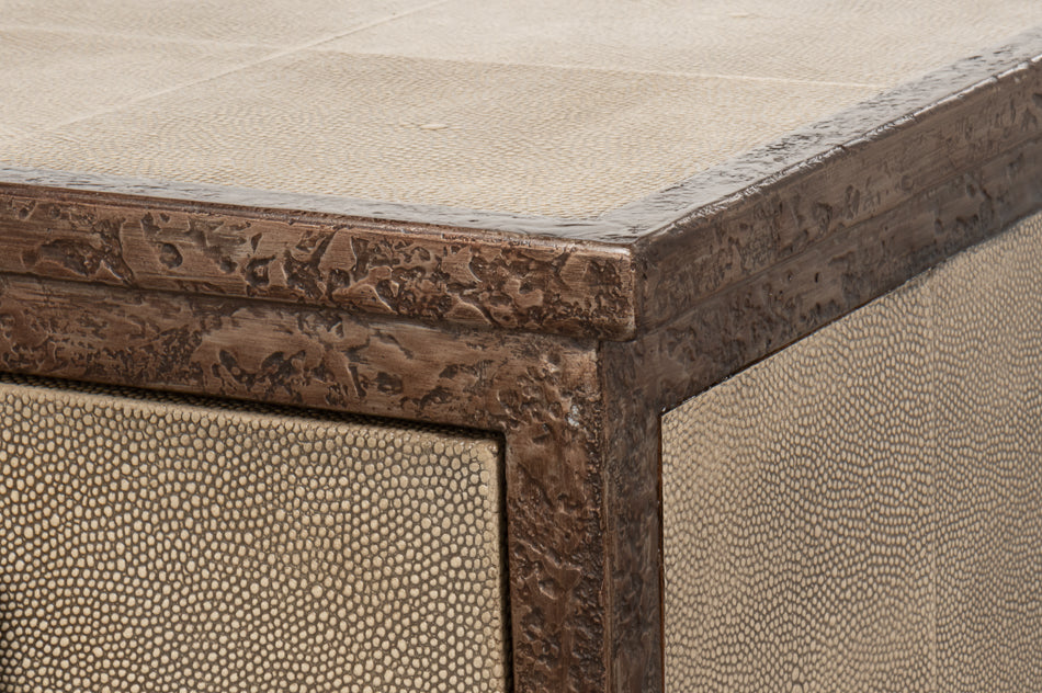 Roland Sideboard,Shagreen,Charcoal Grey by Sarreid Ltd - view 11