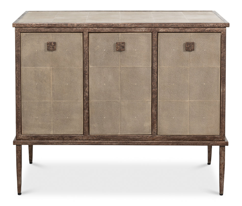 Roland Sideboard,Shagreen,Charcoal Grey by Sarreid Ltd - view 2