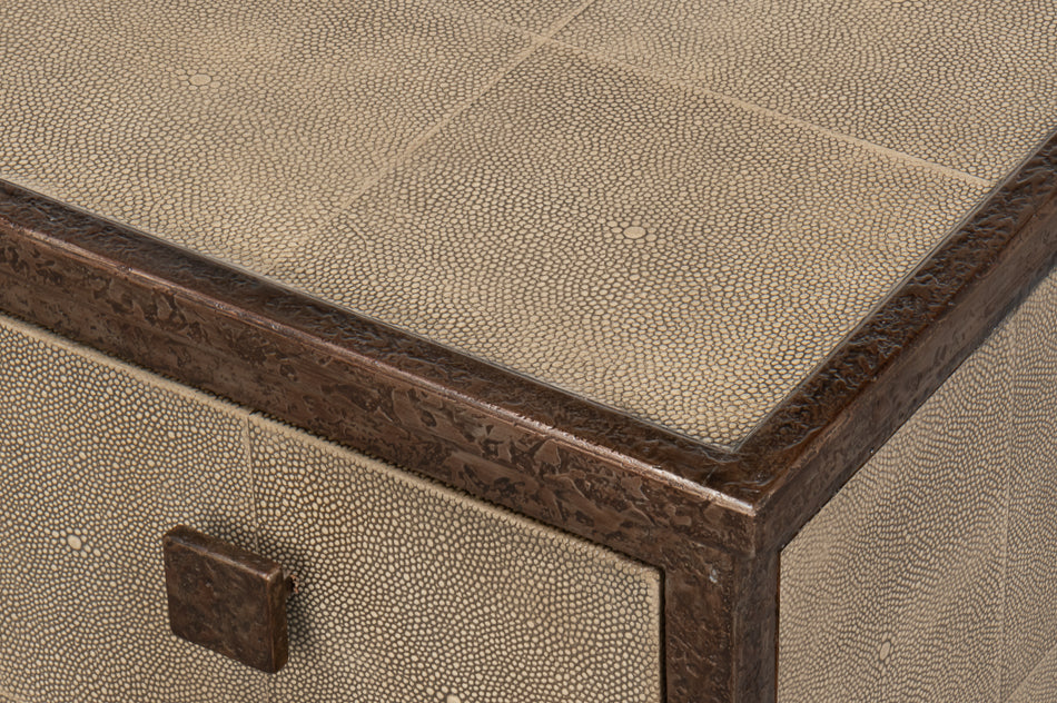 Roland Sideboard,Shagreen,Charcoal Grey by Sarreid Ltd - view 5