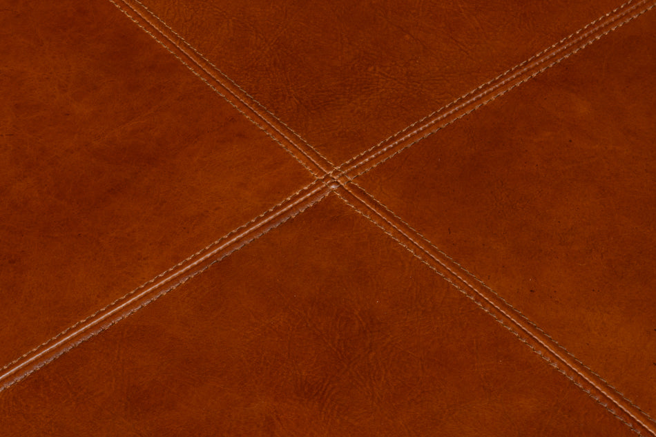 Streetman Cocktail Ottoman, Havana Brown by Sarreid Ltd - view 10