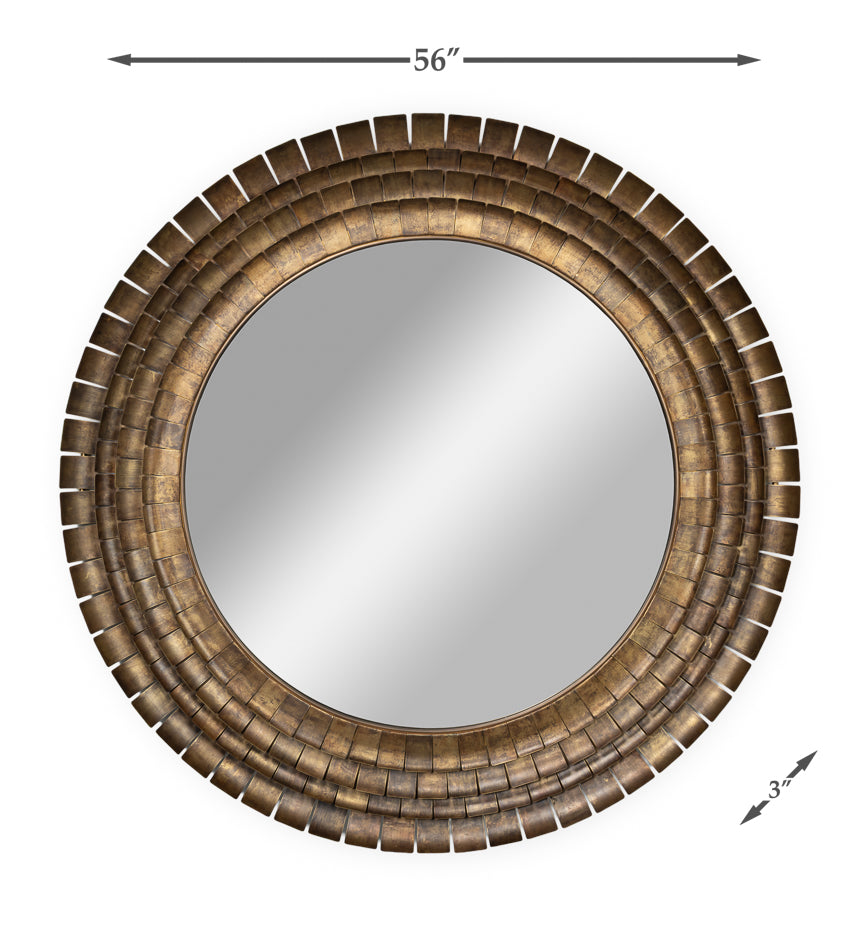 Mistral Wall Mirror by Sarreid Ltd - view 7