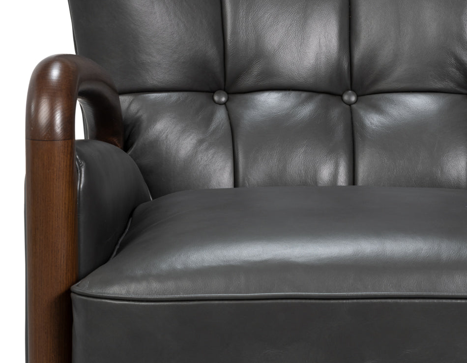 Alastair Chair, Portland Gray by Sarreid Ltd - view 10
