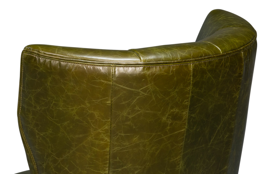 Alastair Chair, Britain Green by Sarreid Ltd - view 8