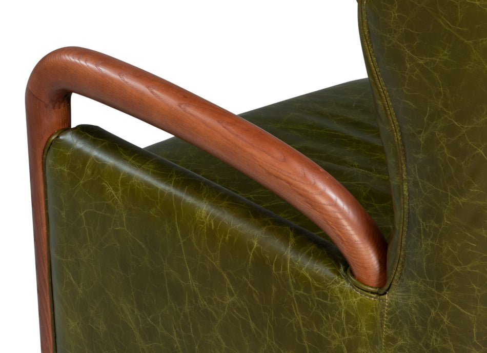 Alastair Chair, Britain Green by Sarreid Ltd - view 11