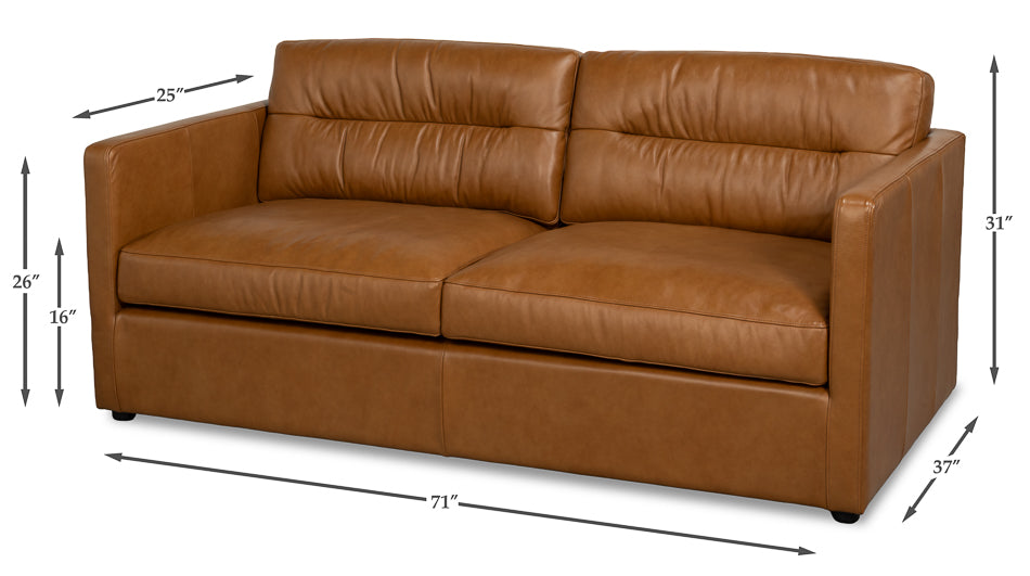Grant Tuxedo Sofa by Sarreid Ltd - view 7