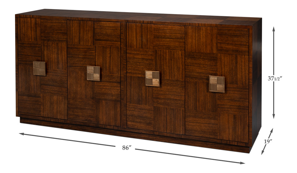 Parquet Sideboard by Sarreid Ltd - view 7