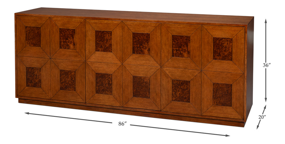 Newport Credenza by Sarreid Ltd - view 7