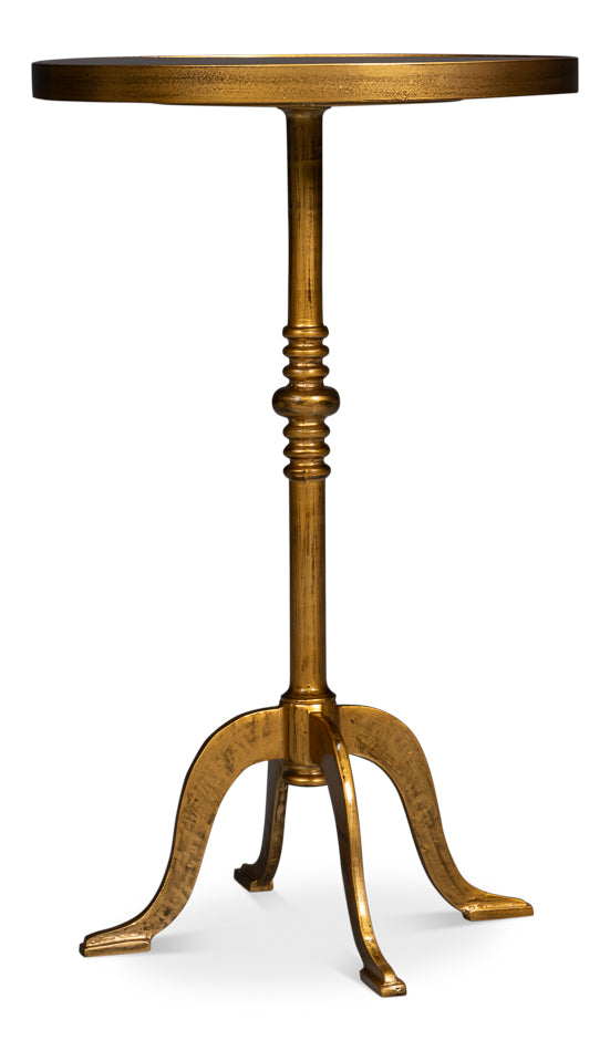 Carolina Leaf Table, Gold by Sarreid Ltd - view 8