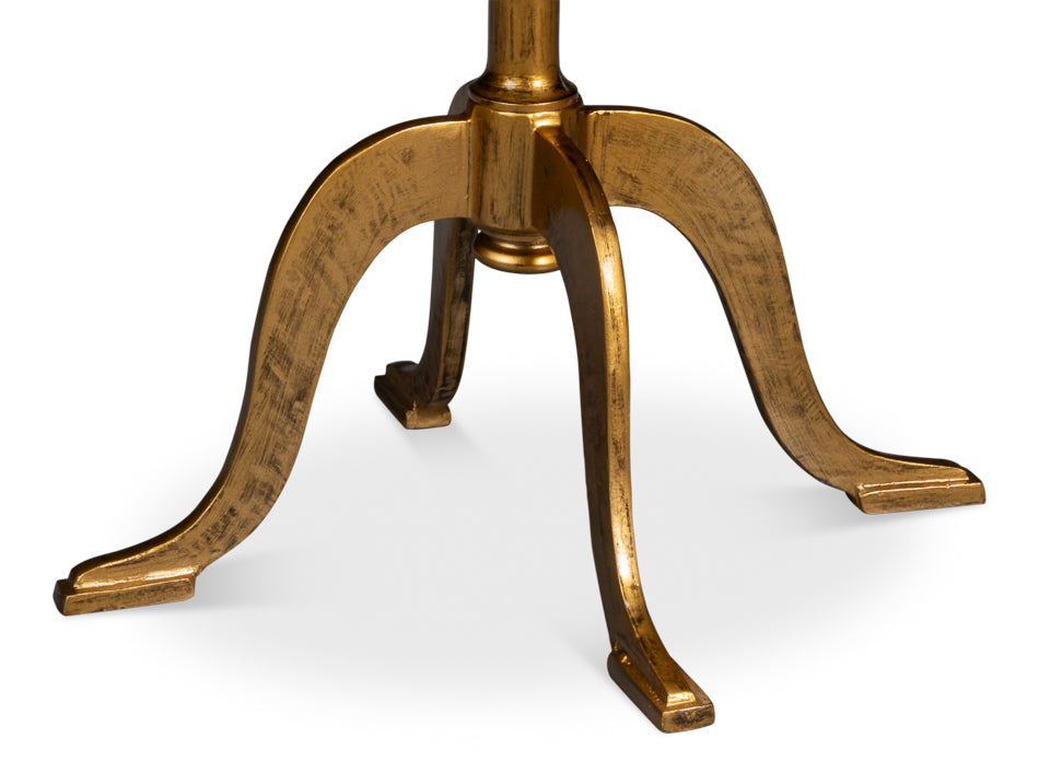 Carolina Leaf Table, Gold by Sarreid Ltd - view 10