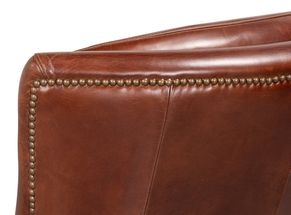 Ashford Leather Recliner by Sarreid Ltd - view 8
