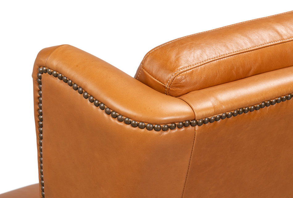 Bradford Leather Recliner by Sarreid Ltd - view 8
