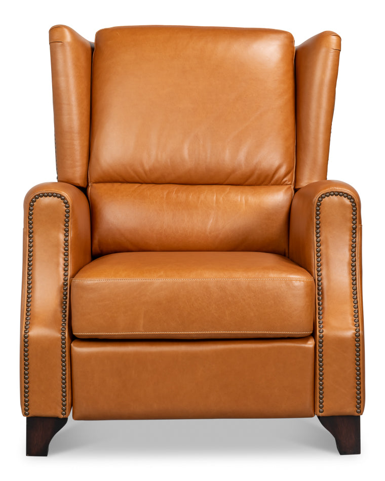 Bradford Leather Recliner by Sarreid Ltd - view 2