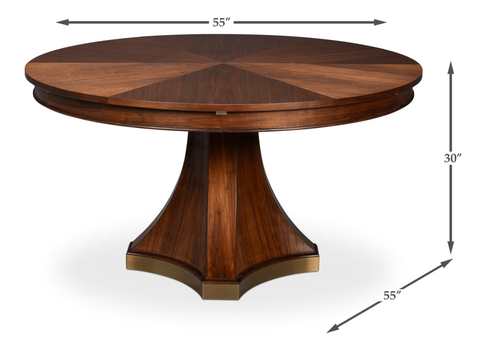 Chelsea Jupe Dining Table by Sarreid Ltd - view 7