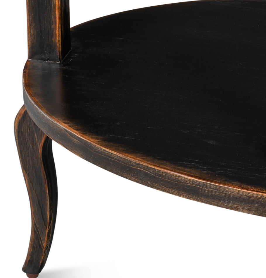 Golden Rim Side Table by Sarreid Ltd - view 9