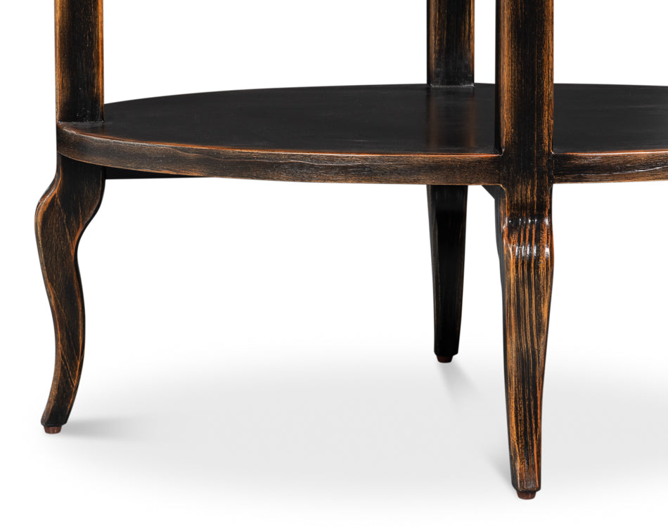 Golden Rim Side Table by Sarreid Ltd - view 11