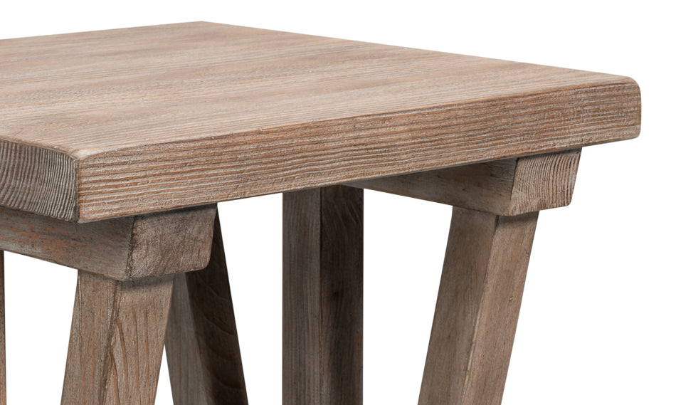 Farmhouse Side Table by Sarreid Ltd - view 9