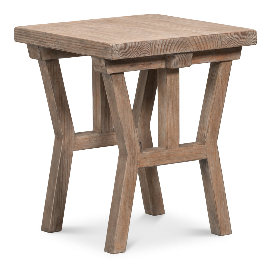 Farmhouse Side Table by Sarreid Ltd - view 10