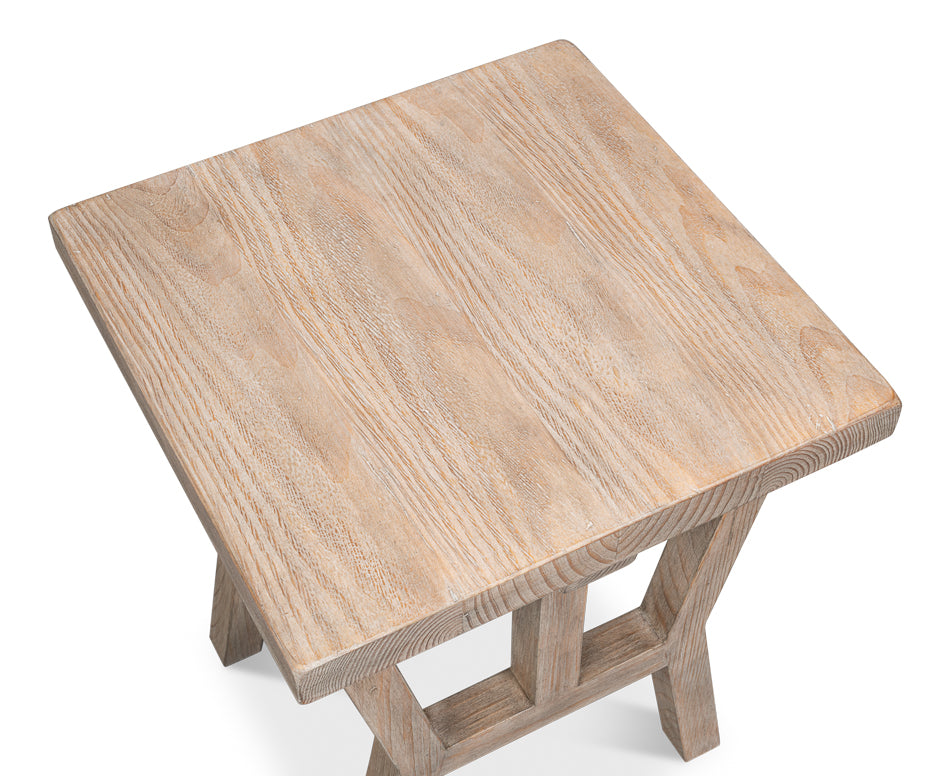 Farmhouse Side Table by Sarreid Ltd - view 5