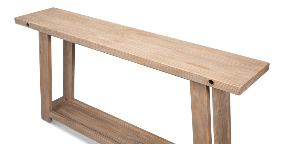 Farmhouse Console Table by Sarreid Ltd - view 4