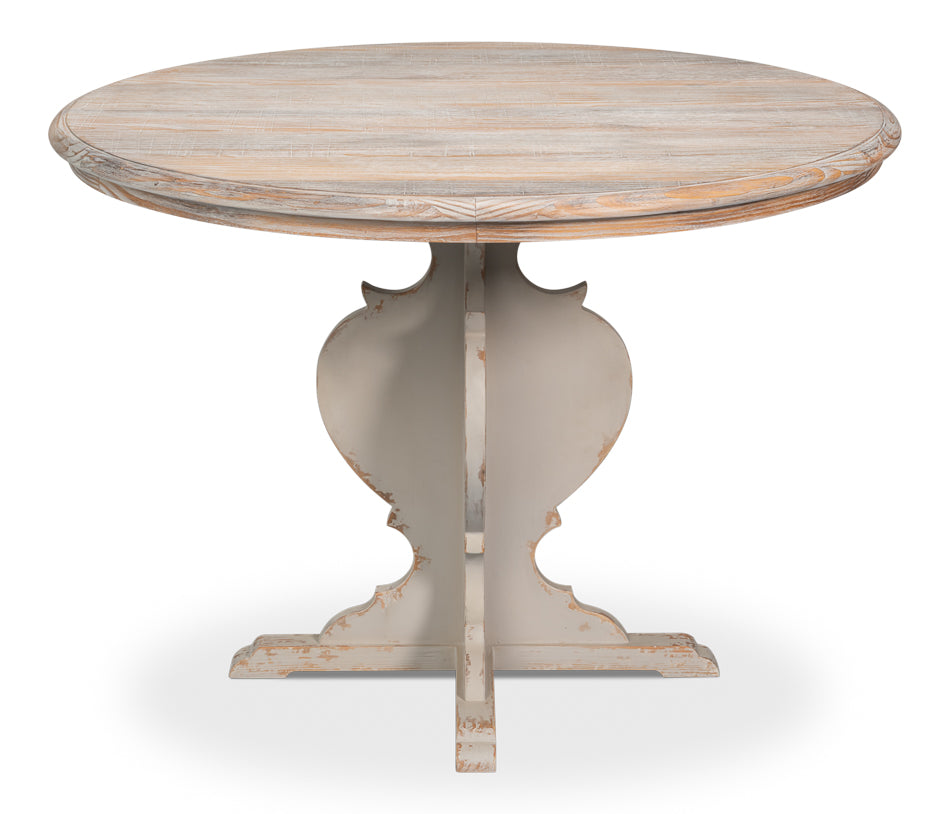 Looks Like An Antique Bistro Table by Sarreid Ltd - view 3