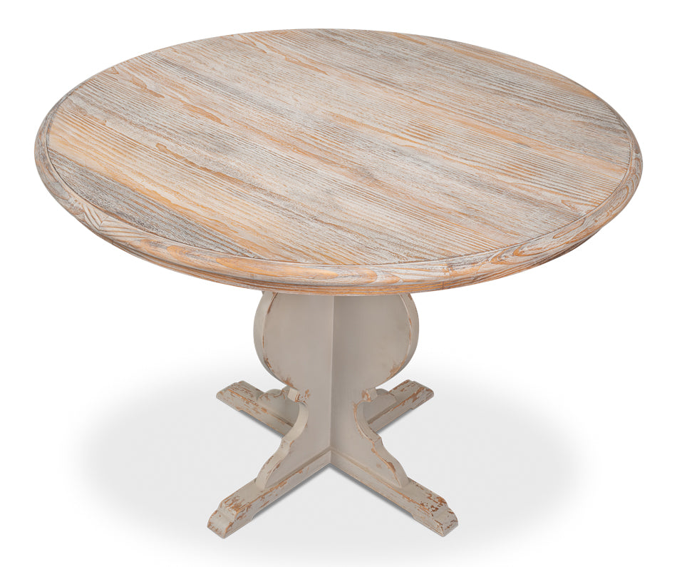Looks Like An Antique Bistro Table by Sarreid Ltd - view 4