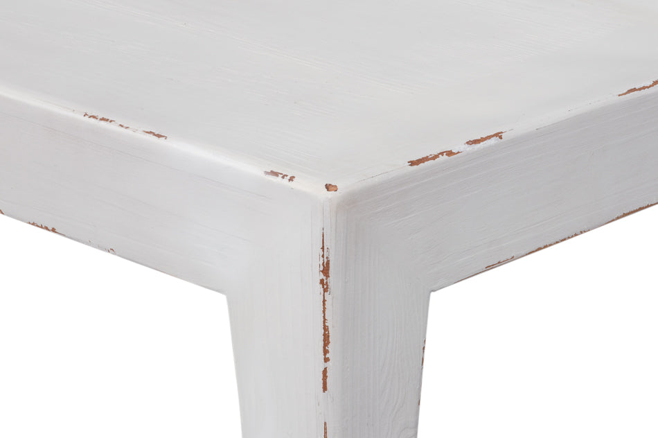 Classic Chinese Cocktail Table, White by Sarreid Ltd - view 10