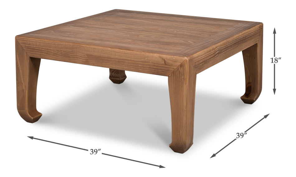 Classic Chinese Cocktail Table by Sarreid Ltd - view 7