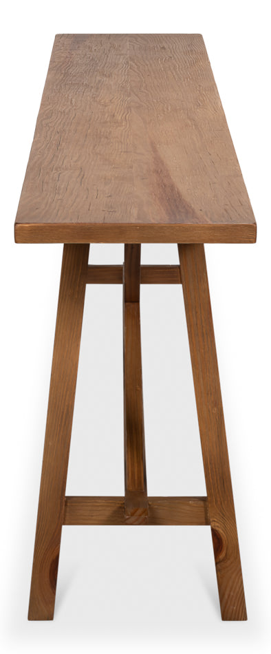 Double X Base Sofa Table by Sarreid Ltd - view 8