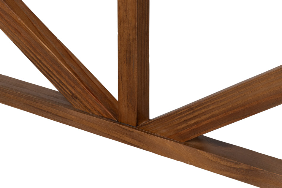 Double X Base Sofa Table by Sarreid Ltd - view 9